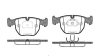 Колодки тормозные 5-серия E39 (96-03)/X3 E83 (04-10)/X5 E53 (00-07) (арт. 5610022)