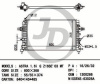 Радиатор охлаждения Astra H (04-11)/Zafira B (04-11) МКПП (арт. JPR0111)